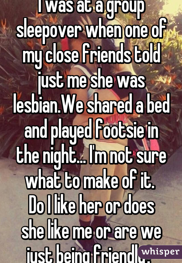 Lesbian Footsie